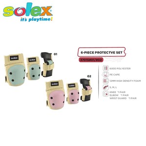 Équipement de protection confortable pour enfants, ensemble de protection pour le patinage avec matériau en polyester et protection des genoux et des coudes - Product Image 3