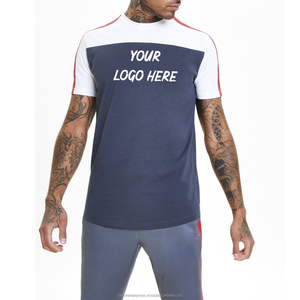 แบรนด์ใหม่เสื้อยืดสำหรับผู้ชายพิมพ์โลโก้ที่กำหนดเองเสื้อยืดพิมพ์โลโก้เสื้อยืดเปล่าพิมพ์โลโก้ลูกเรือฟิตเนสพร้อมโลโก้สำหรับเด็กผู้ชาย - Product Image 6