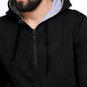 Survêtements d'hiver pour hommes sur mesure OEM, fabriqués en usine, grandes tailles, motif uni, 100 % coton, respirants, légers, design sans couture, pas chers - Product Image 6
