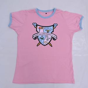 Camiseta informal de manga corta con cuello redondo para chicas, ropa de calle estampada con logotipo ajustado y transpirable, ropa de uso diario - Product Image 4