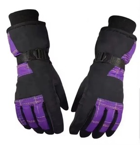 La mejor tarifa Guantes de invierno de alta calidad duradera para hombres Guantes de esquí impermeables a prueba de viento Cuero de alta calidad Cálido para la nieve del invierno - Product Image 4