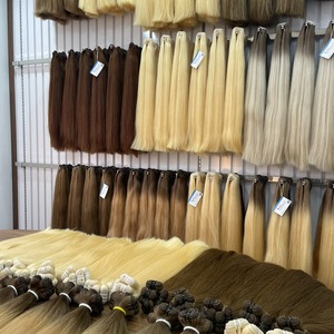 พร้อมส่ง ชุดผมมนุษย์เวียดนาม 100% ผ้าผมมนุษย์ตรงเนียนเงา 613# สีต่อผมผ้า - Product Image 2