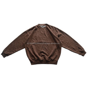 Sudadera Personalizada 100% Algodón con Cuello Redondo, Estilo Vintage Lavado Ácido, Sudadera Holgada Lisa para Hombre - Product Image 3