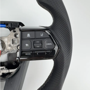 Volant sport en cuir Toyota CE CUSTOM adapté à Hilux Vigo Revo N70 N80 rogue supra Mk5 A90 corolla Xse Gr86 camry - Product Image 3