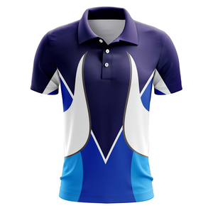 Camiseta Polo Sublimada para Hombre Fabricada Profesionalmente, Impresión de Logotipo Totalmente Personalizada, Camiseta Polo Sublimada para Hombre OEM - Product Image 2