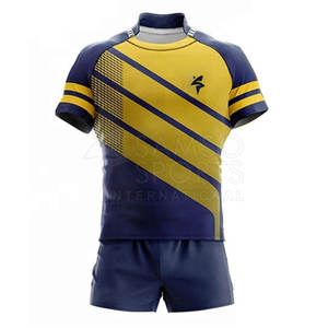 Conception personnalisée OEM hommes Rugby uniforme de haute qualité nouveau Design avec fonction respirante bas ensembles de quantité minimale de commande - Product Image 5