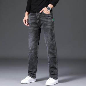 Pantalones de Trabajo Holgados y Rectos para Hombre, Pantalones Vaqueros Azules de Talla Grande, Transpirables y de Secado Rápido para Hombre - Product Image 2