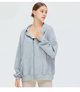 Veste de sport à capuche respirante Street Wear avec cordon de serrage, personnalisable, 100% coton, sweat-shirt décontracté en gros, style décontracté avec broderie - Product Image 5