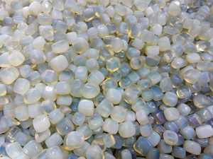 หินโอปอลขัดเงาธรรมชาติหินอัญมณีคริสตัลบำบัดหินเรกิสำหรับนำโชคและความรักตามหลักฮวงจุ้ย - Product Image 3