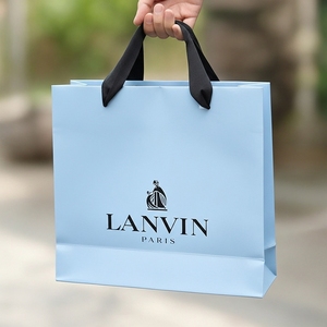 ถุงกระดาษลามิเนตเป็นมิตรกับสิ่งแวดล้อมสำหรับซื้ออาหารเครื่องสำอางเสื้อผ้าเครื่องประดับบรรจุภัณฑ์ของขวัญหรูหราพร้อมใช้ตกแต่ง - Product Image 3