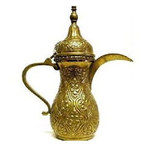 Durable Quality <b>Antique</b> Design Dallah Stainless Steel Brass Polish Finished Decorative Design for Homes & Hotels - Product Image 2