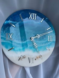 DESIGN Epoxy Resin <b>Wall</b> <b>Clock</b> Epoxy Resin <b>Living</b> <b>Room</b> best qulatiye Furniture Home Decor <b>Wall</b> <b>Clock</b> Customized best - Product Image 2