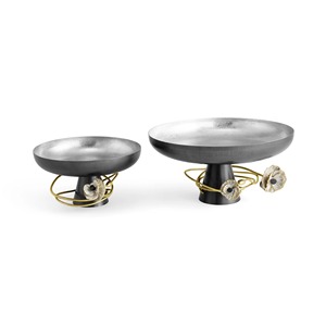 Luxury Sculpted Metal Decorative Bowl for Stylish Home Decor and Refined <b>Tabletop</b> <b>Display</b> - Product Image 4