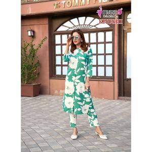 Colección elegante y moderna de tela de viscosa para adultos, estampado de diseñador pesado, parte superior e inferior para ropa india y paquistaní - Product Image 1