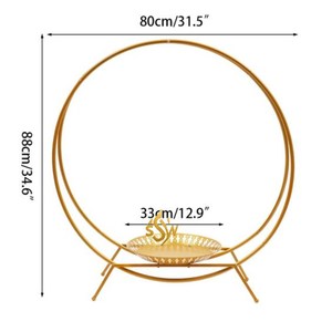 Atractivo soporte de Metal para pastel, revestimiento de Color oro rosa, celebraciones de cumpleaños, uso de panadería en el hogar, tema romántico, soporte adjunto de flores - Product Image 4