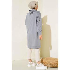 เสื้อคลุมกระเป๋าจิงโจ้สีเทา - Product Image 3