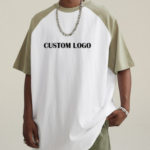 T-shirt Streetwear vintage 100% coton à manches longues et à manches raglan de qualité supérieure pour hommes coupe ample - Product Image 6