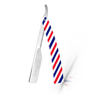 Rasoir manuel pliant en acier inoxydable de haute qualité, outil de barbier à lame droite pour un rasage propre de la barbe - Product Image 6