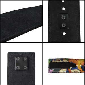 Ceintures de musculation en cuir ajustables avec logo personnalisé 2026, 13 mm, respirantes, antidérapantes, soutien dorsal unisexe, livraison directe - Product Image 5