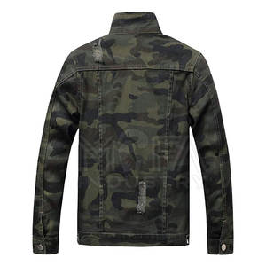 Veste en jean délavé vintage pour hommes avec broderie personnalisée Streetwear à la mode pour les acheteurs en gros - Product Image 2