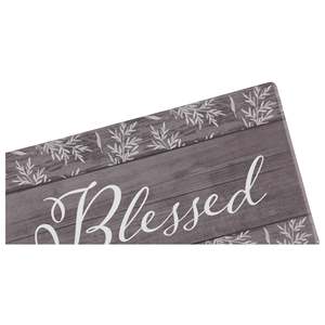 Tappeto da Cucina Moderno Anti-Fatica 'Blessed' con Motivo Floreale, Tecnica Intrecciata, in PVC Espanso e Poliestere, Lavabile - Disponibile in 2 Misure! per la vita quotidiana - Product Image 2