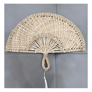 Abanico de mano de algas marinas naturales Premium Accesorio decorativo hecho a mano - Product Image 4