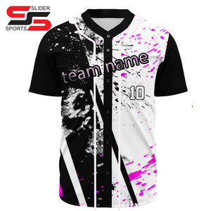 Camiseta de béisbol personalizada de poliéster 100% sublimada al por mayor Jersey de softbol en blanco ropa de equipo personalizada ropa deportiva Kit de béisbol - Product Image 1