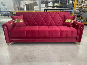 Grupo de asientos de madera de diseño moderno cómodo extensible para colocación en primera fila apartamento hogar dormitorio Villa sala de estar sofás - Product Image 2