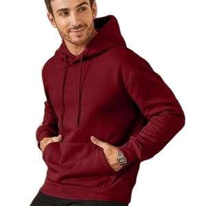 เสื้อฮู้ดลำลองแบบสวมหัวมีฮู้ดพอดีตัวปกติสำหรับผู้ชายเสื้อฮู้ดแบบสวมศีรษะระบายอากาศได้มีกระเป๋าจิงโจ้ใส่สบายมาใหม่2025 - Product Image 3