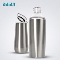 Bouteille d'eau isotherme en acier inoxydable 18/8 pour la salle de sport, anti-fuite, sans BPA, à double paroi, de haute qualité, avec logo personnalisé