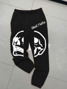 Ropa casual de alta calidad, pantalones de chándal hechos a medida para hombre, pantalones de chándal apilados con bolsillo para hombre - Product Image 4