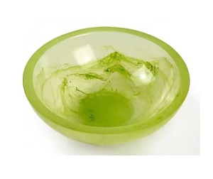 Bol fait à la main bol en résine de luxe bols de service respectueux de l'environnement pour la fête ustensiles de cuisine à forte demande articles ménagers - Product Image 2
