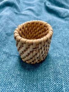 Ronds de serviette en canne écologiques Ensemble d'accessoires de salle à manger pour décoration de table naturelle faite à la main rustique - Product Image 3