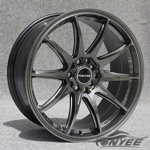 Fonyee新车轮16 17英寸7.0 7.5 J 4x100/114.3铝合金多辐设计汽车轮辋装修模式在当前库存 - Product Image 2