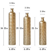 Vase à fleurs côtier moderne en fer forgé de qualité supérieure, fait main, résistant à la rouille, support décoratif de table pour la maison et les mariages, au meilleur prix