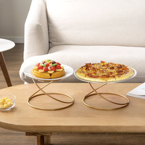 Nuevo plato para servir con cable de hierro con diseño elegante Ideal para servir u ocasiones especiales Bodas de hotel en casa y otros - Product Image 1
