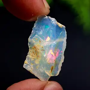 Natürlicher Äthiopischer Opal rauer Mineral loser Edelstein ungeschnittener roher Erdmineral Opal rauer Schmuckherstellung rauer