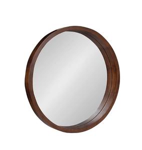 Nouveau miroir mural rond en bois 2026, dernière collection, décoration intérieure en bois avec verre à motifs, prix de gros disponible pour les acheteurs en gros - Product Image 2