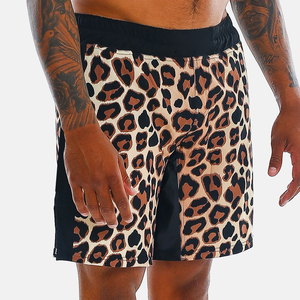 Pantalones Cortos de MMA Personalizados para Entrenamiento, Cómodos, Transpirables, con Patrón Sólido, 100% Algodón, Lona Impermeable, No Tejidos, Cintura Alta Elástica - Product Image 5