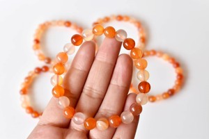 Best Stretchable Carnelian 8mm Round <b>Beaded</b> <b>Bracelet</b> Natural Healing Crystal <b>Bracelet</b> For Jewelry Meditation At Wholesale Price - Product Image 4