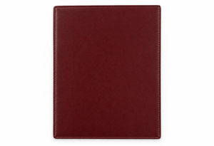 Porte-documents transparent en cuir avec pochette intérieure, impression numérique, insert crème pour documents - Product Image 3