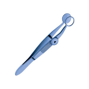 Pinzas para Chalazión de Acero Inoxidable Recubiertas de Azul de 20 mm, Instrumento Quirúrgico Oftálmico, Pinzas para Chalazión de Párpados - Product Image 2