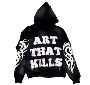 Survêtements personnalisés pour adultes en coton polaire de haute qualité Costume lourd Vêtements de rue écologiques Survêtement vintage - Product Image 2