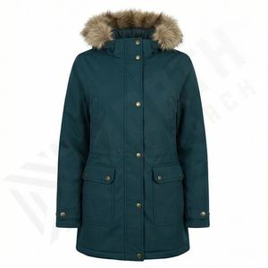 Best <b>Women</b> <b>Winter</b> <b>Parka</b> Jacket New Style Loose Hooded Coat Quilted Feature Breathable Raw Processed Thermal Insulated Coat - Product Image 1