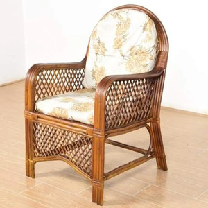 Canapé simple à cadre en bambou tissé à la main idéal pour balcon - Product Image 1