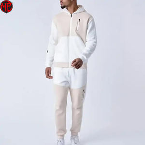Logo personnalisé survêtements jogging survêtements sport Slim Fit réfléchissant personnalisé hommes survêtement uni ensembles pour hommes - Product Image 1