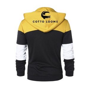 Pull unisexe sweats à capuche respirant couleur unie coton mélangé polaire taux d'usine premium qualité haute couture streetwear - Product Image 4