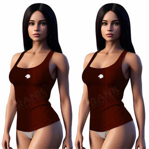 Camiseta sin mangas para mujer de ajuste cómodo - Talla y logotipo personalizables en la parte delantera, tejido de punto, de secado rápido y transpirable, hecho en Pakistán - Product Image 4