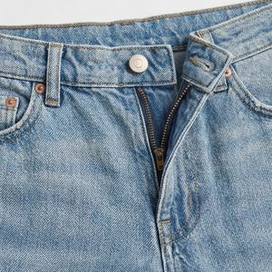 Pantalons en jean stretch slim pour femmes, jeans grande taille, tissés de marque, couleur personnalisée, déchirés, respirants, jeans de petite amie pour femmes - Product Image 4