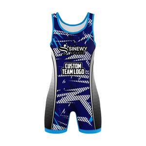 Justaucorps de lutte uni en polyester et élasthanne pour filles, justaucorps de musculation, justaucorps de lutte 2026 - Product Image 2